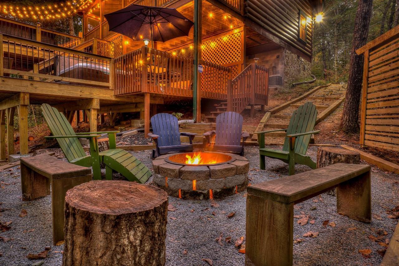 Golden Eagle Ga Cabin - Hot Tub, Firepit & Fast Wifi Blue Ridge Kültér fotó