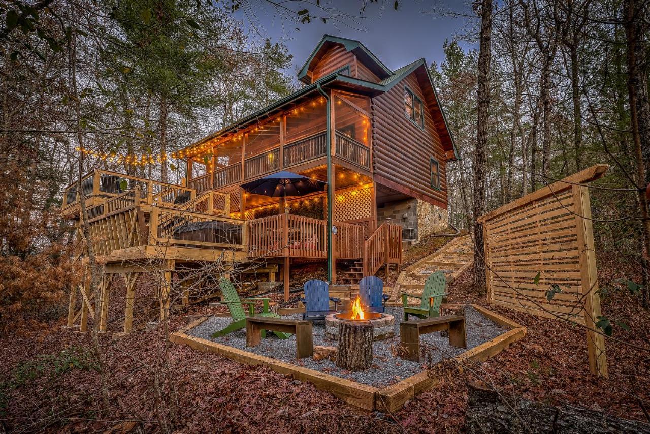 Golden Eagle Ga Cabin - Hot Tub, Firepit & Fast Wifi Blue Ridge Kültér fotó